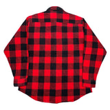 (VINTAGE) 1990'S～ MADE IN USA PRENTISS BLOCK CHECKERED HEAVY FLANNEL SHIRT