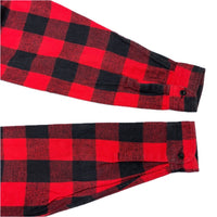 (VINTAGE) 1990'S～ MADE IN USA PRENTISS BLOCK CHECKERED HEAVY FLANNEL SHIRT