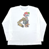 (DESIGNERS) 2021 UNDER COVER UNDERCOVER RECORDS DOUBLE SIDED PRINT LONG SLEEVE T-SHIRT