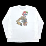 (DESIGNERS) 2021 UNDER COVER UNDERCOVER RECORDS DOUBLE SIDED PRINT LONG SLEEVE T-SHIRT
