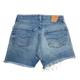 (vintage) 1982 Levi's 501 RED LINE CUT OFF DENIM SHORTS