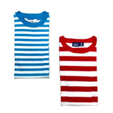 (t-shirt) DEAD STOCK NEW 1990'S～ MADE IN USA MERVYN'S、CHEETAH STRIPED POCKET T-SHIRT 2PCS SET