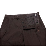 (designers) MADE IN ITALY MARNI WRINKLED 4 POCKET 1 TUCK WOOL PANTS