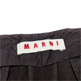 (designers) MADE IN ITALY MARNI WRINKLED 4 POCKET 1 TUCK WOOL PANTS