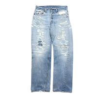 (VINTAGE) 1970'S～ Levi's 501 66 CHAIN STITCH DISTRESSED DENIM PANTS