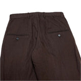 (designers) MADE IN ITALY MARNI WRINKLED 4 POCKET 1 TUCK WOOL PANTS