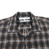 (designers) 1990'S～ MADE IN FRANCE COMME des GARCONS SHIRT PLAID PATTERN LOOP COLLAR SHORT SLEEVE BOX SHIRT