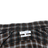 (designers) 1990'S～ MADE IN FRANCE COMME des GARCONS SHIRT PLAID PATTERN LOOP COLLAR SHORT SLEEVE BOX SHIRT