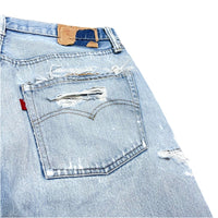(VINTAGE) 1970'S～ Levi's 501 66 CHAIN STITCH DISTRESSED DENIM PANTS