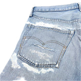 (VINTAGE) 1970'S～ Levi's 501 66 CHAIN STITCH DISTRESSED DENIM PANTS