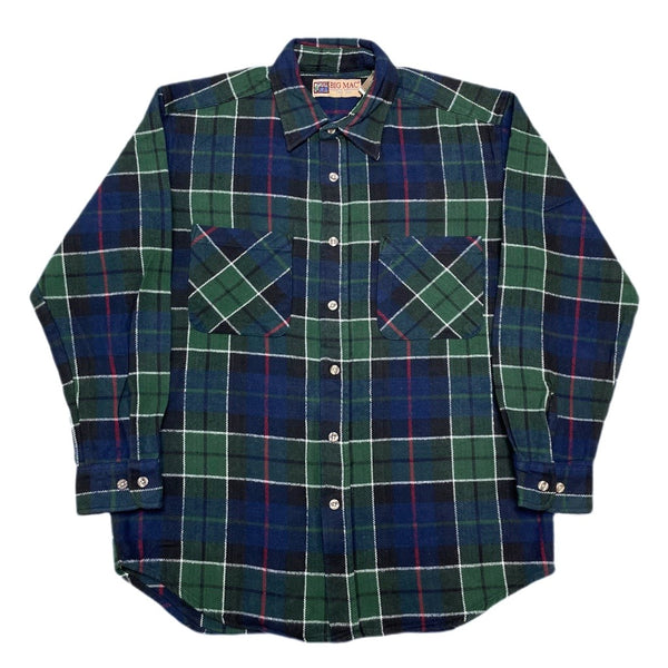 (VINTAGE) 1990'S～ BIG MAC PLAID PATTERN HEAVY FLANNEL SHIRT