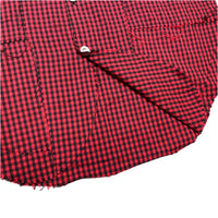 (DESIGNERS) 1990'S～ MILK BOY CHECKERED ROUND COLLAR SHIRT WITH CHAIN