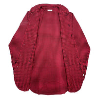 (DESIGNERS) 1990'S～ MILK BOY CHECKERED ROUND COLLAR SHIRT WITH CHAIN