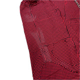 (DESIGNERS) 1990'S～ MILK BOY CHECKERED ROUND COLLAR SHIRT WITH CHAIN