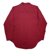 (DESIGNERS) 1990'S～ MILK BOY CHECKERED ROUND COLLAR SHIRT WITH CHAIN
