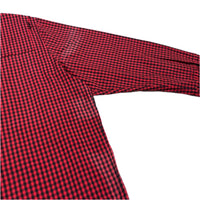 (DESIGNERS) 1990'S～ MILK BOY CHECKERED ROUND COLLAR SHIRT WITH CHAIN