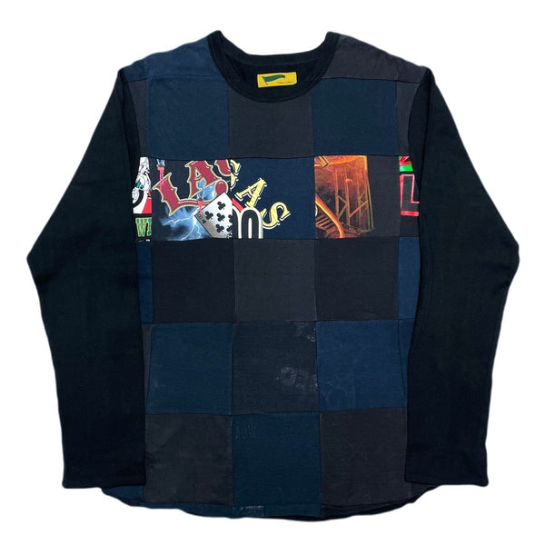 (DESIGNERS) MADE IN JAPAN HURRAY HURRAY REMAKE PATCHWORK LONG SLEEVE T-SHIRT