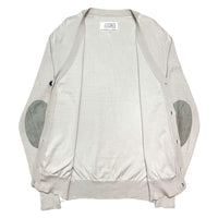 (DESIGNERS) 2013 MADE IN ITALY MAISON MARGIELA 14 COTTON KNIT CARDIGAN WITH ELBOW PATCH