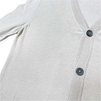 (DESIGNERS) 2013 MADE IN ITALY MAISON MARGIELA 14 COTTON KNIT CARDIGAN WITH ELBOW PATCH