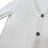(DESIGNERS) 2013 MADE IN ITALY MAISON MARGIELA 14 COTTON KNIT CARDIGAN WITH ELBOW PATCH