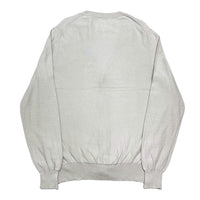 (DESIGNERS) 2013 MADE IN ITALY MAISON MARGIELA 14 COTTON KNIT CARDIGAN WITH ELBOW PATCH