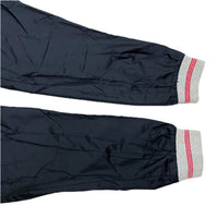 (DESIGNERS) ARMANI JEANS LAYERED STYLE NYLON VARSITY JACKET