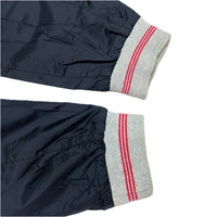 (DESIGNERS) ARMANI JEANS LAYERED STYLE NYLON VARSITY JACKET