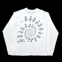 (VINTAGE) 1990'S～ MADE IN USA UNKNOWN DOUBLE SIDED PRINT LONG SLEEVE T-SHIRT