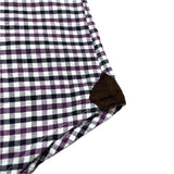 (designers) PPFM DOUBLE COLLAR DESIGN EMBROIDERED CHECKERED 2WAY SHIRT