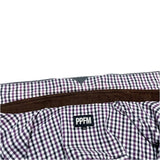 (designers) PPFM DOUBLE COLLAR DESIGN EMBROIDERED CHECKERED 2WAY SHIRT