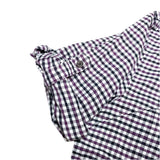 (designers) PPFM DOUBLE COLLAR DESIGN EMBROIDERED CHECKERED 2WAY SHIRT