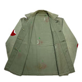 (vintage) 1940'S～ USMC P-41 HBT UTILITY JACKET WITH HAND PAINT