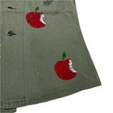 (vintage) 1940'S～ USMC P-41 HBT UTILITY JACKET WITH HAND PAINT
