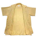 (vintage) 1960'S～ Lord Bretton by Roggen FINE PATTERN LOOP COLLAR SHORT SLEEVE BOX SHIRT