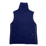 (designers) 2013 UNDERCOVERISM SIDE ZIP DESIGN SLEEVELESS TURTLENECK KNIT