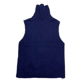 (designers) 2013 UNDERCOVERISM SIDE ZIP DESIGN SLEEVELESS TURTLENECK KNIT