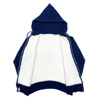 (VINTAGE) 1960'S～ UNKNOWN THERMAL LINED ZIP UP HOODIE SWEAT SHIRT