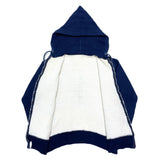 (VINTAGE) 1960'S～ UNKNOWN THERMAL LINED ZIP UP HOODIE SWEAT SHIRT