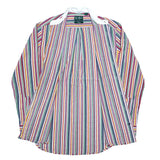 (VINTAGE) MADE IN USA GITMAN BROS Vintage STRIPED PATTERN STAND UP COLLAR SHIRT