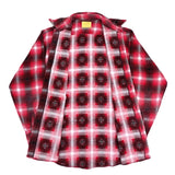 (VINTAGE) 1970'S～ Sears SHADOW PLAID PRINTED FLANNEL SHIRT