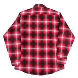 (VINTAGE) 1970'S～ Sears SHADOW PLAID PRINTED FLANNEL SHIRT