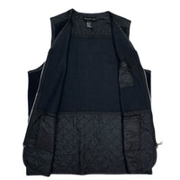 (VINTAGE) 1990'S～ MADE IN HONG KONG METROPOLITAN FLEECE PANELED QUILTING VEST