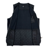 (VINTAGE) 1990'S～ MADE IN HONG KONG METROPOLITAN FLEECE PANELED QUILTING VEST