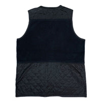 (VINTAGE) 1990'S～ MADE IN HONG KONG METROPOLITAN FLEECE PANELED QUILTING VEST