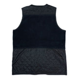 (VINTAGE) 1990'S～ MADE IN HONG KONG METROPOLITAN FLEECE PANELED QUILTING VEST