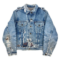 (BORO) 1960'S～ Levi's 559 BIG E DENIM TRUCKER JACKET WITH BLANKET LINER