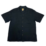 (vintage) 2010 JoS.A.BANK SILK 100% LOOP COLLAR SHORT SLEEVE BOX SHIRT
