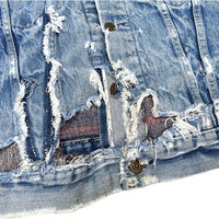 (BORO) 1960'S～ Levi's 559 BIG E DENIM TRUCKER JACKET WITH BLANKET LINER