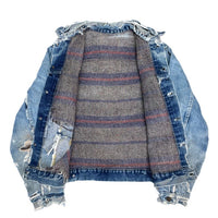 (BORO) 1960'S～ Levi's 559 BIG E DENIM TRUCKER JACKET WITH BLANKET LINER