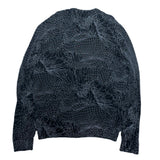 (designers) 2000'S～ ARMANI EXCHANGE ALL OVER PRINTED COTTON KNIT